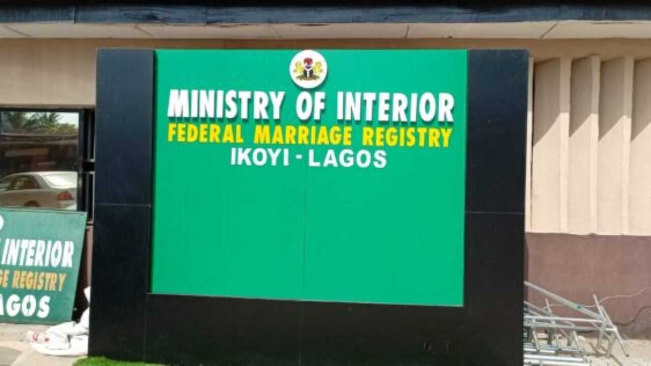 Marriages carried out in ikoyi registry are legal and valid