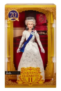 The new Barbie for Queen Elizabeth II is part of Barbie’s Tributes Collection, which honors famous and historical figures. Mattel