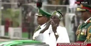  Tinubu Blows A Kiss To Nigerians As He Becomes President