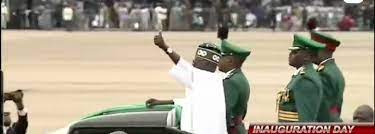 Tinubu Blows A Kiss To Nigerians As He Becomes President