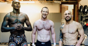 Mark Zuckerberg Trains With UFC Champs Adesanya, Alexander
